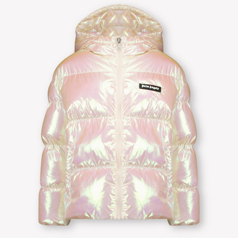 Palm Angels Niño Chicas Chaqueta de invierno Rosa claro