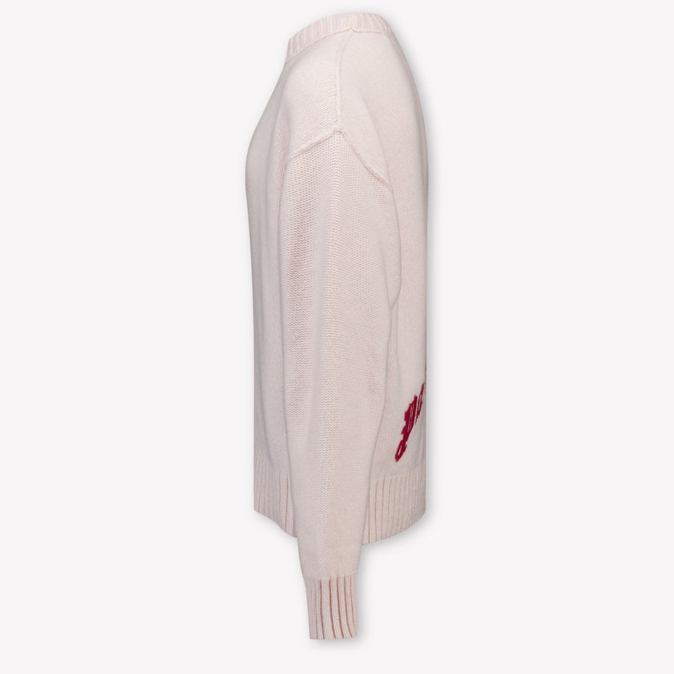 Palm Angels Ragazzo Ragazze Maglione in Rosa Chiaro