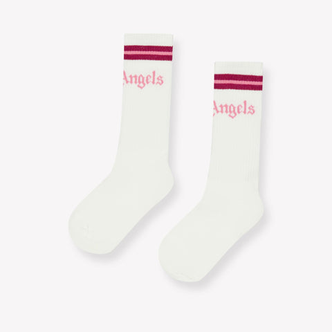 Palm Angels Ragazzo Ragazze Calzini Off White