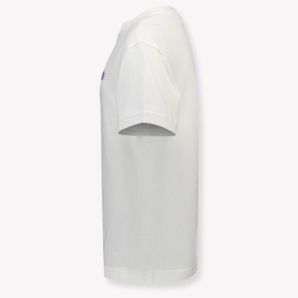 Palm Angels Niño Chicos Camiseta en Blanco Roto