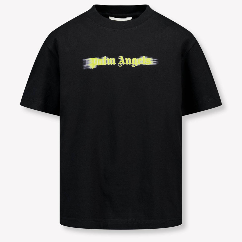 Palm Angels Kids Boys  T-Shirt Black