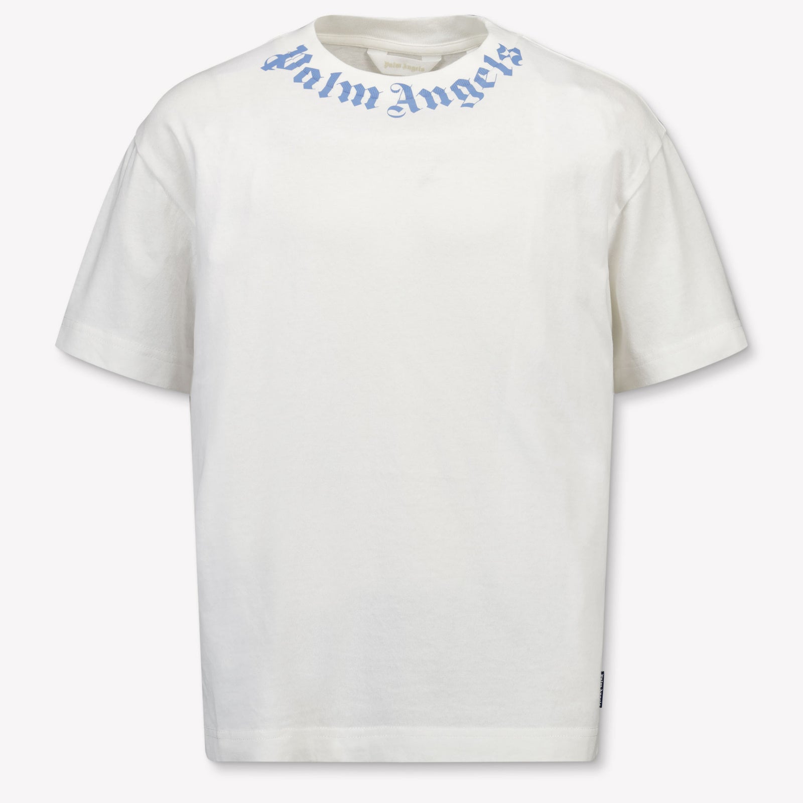 Palm Angels Niño Chicos Camiseta en Blanco Roto