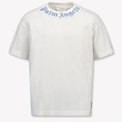 Palm Angels Enfant Garçons T-shirt en blanc