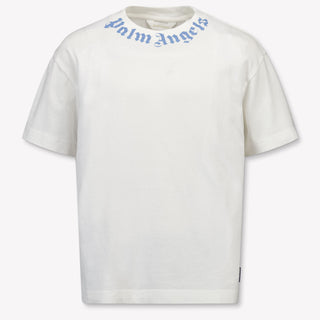 Palm Angels Enfant Garçons T-shirt en blanc