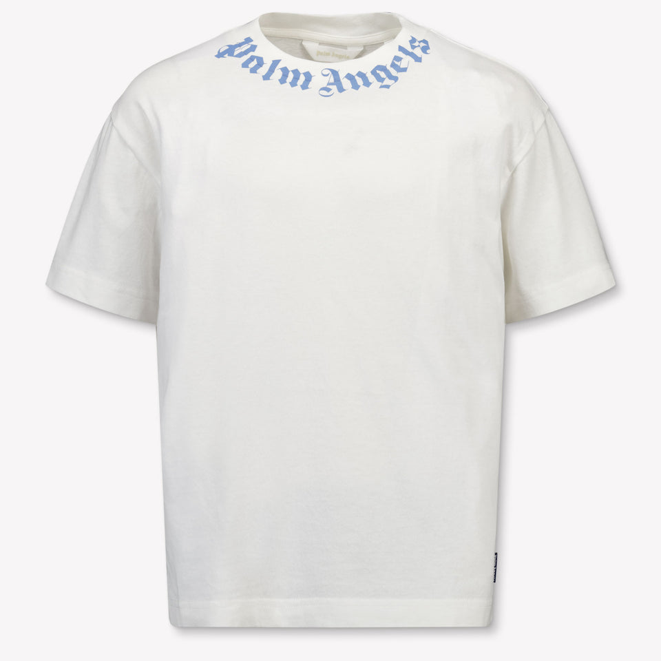 Palm Angels Enfant Garçons T-shirt en blanc