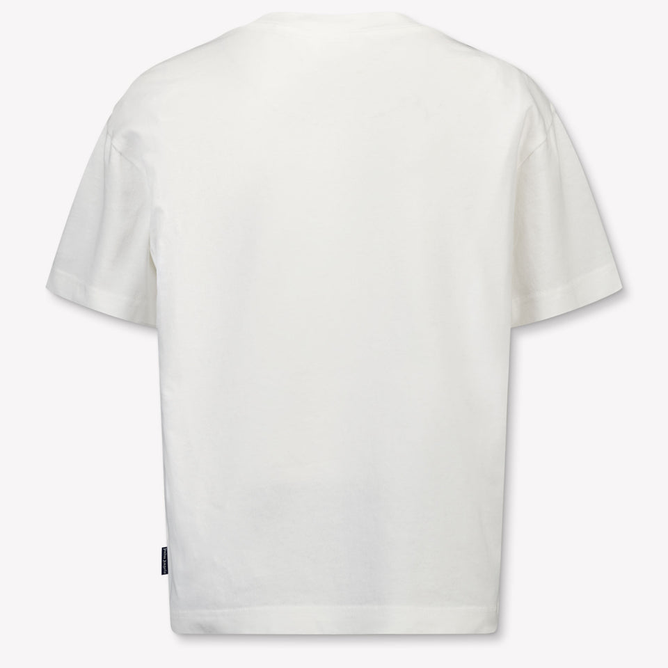 Palm Angels Enfant Garçons T-shirt en blanc