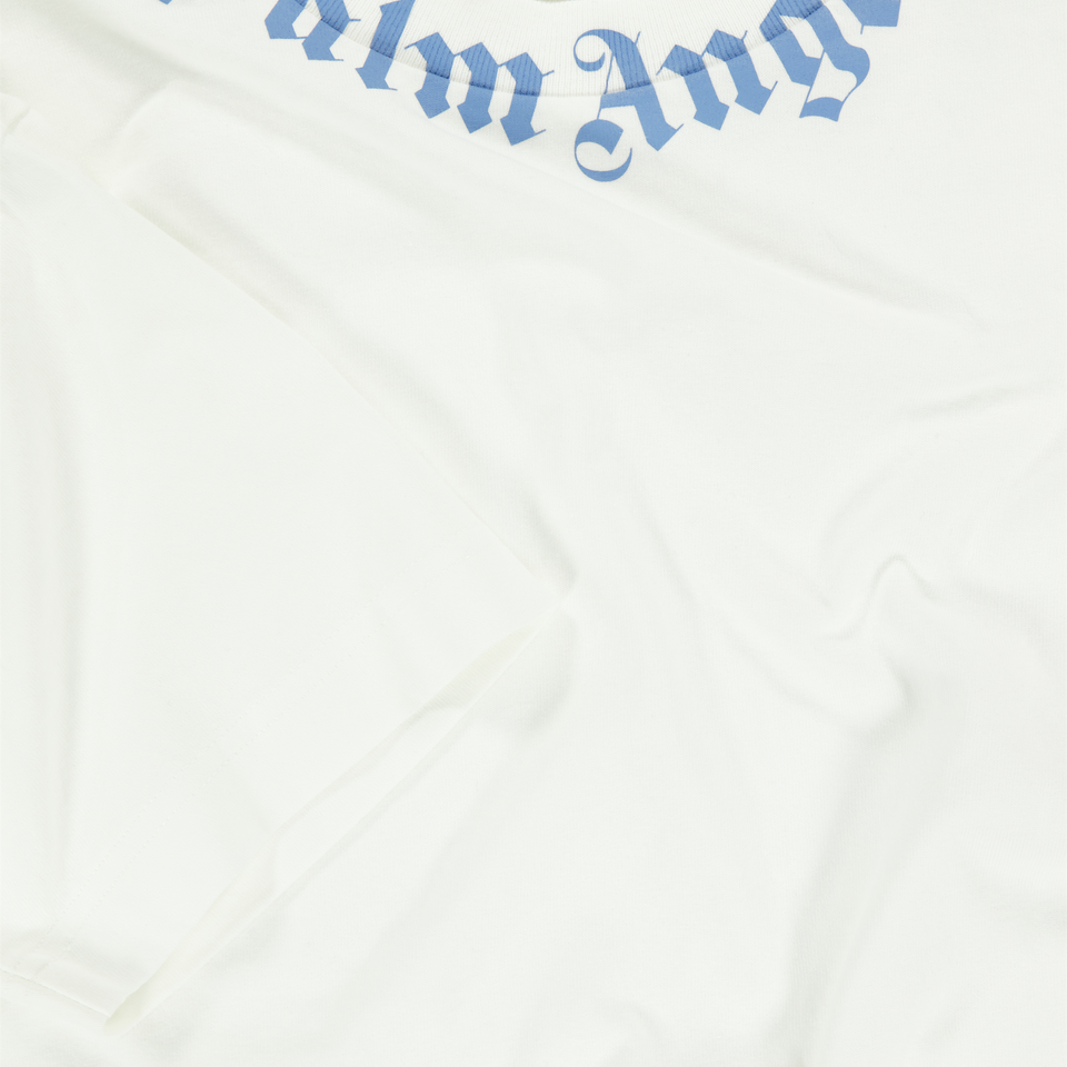 Palm Angels Enfant Garçons T-shirt en blanc