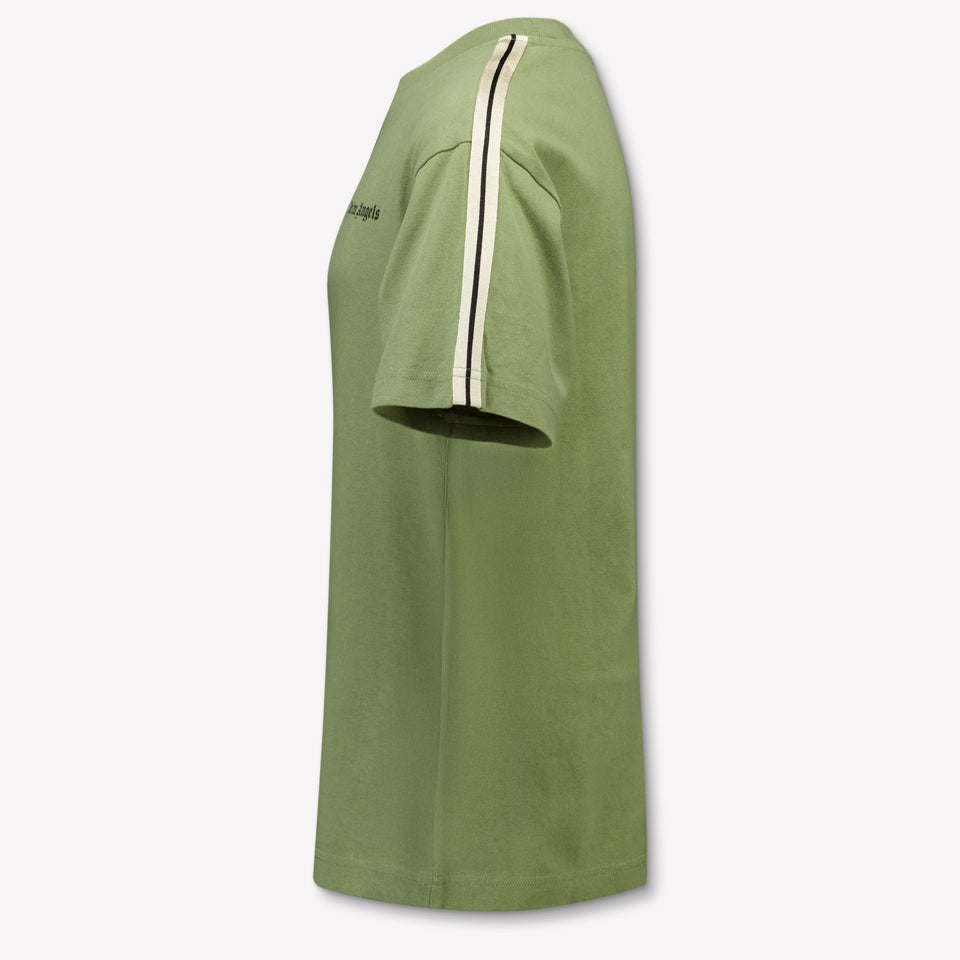 Palm Angels Niño Chicos Camiseta en Army