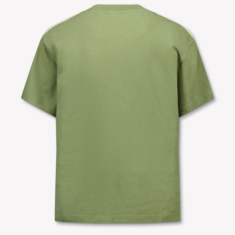 Palm Angels Niño Chicos Camiseta en Army