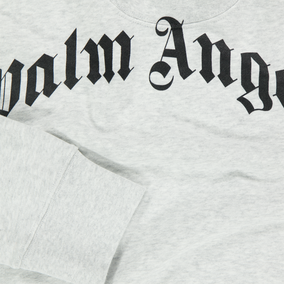 Palm Angels Kinder Jungen Pullover Grau