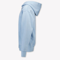 Palm Angels Enfant Garçons Pull Bleu Clair