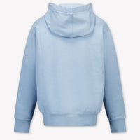 Palm Angels Enfant Garçons Pull Bleu Clair