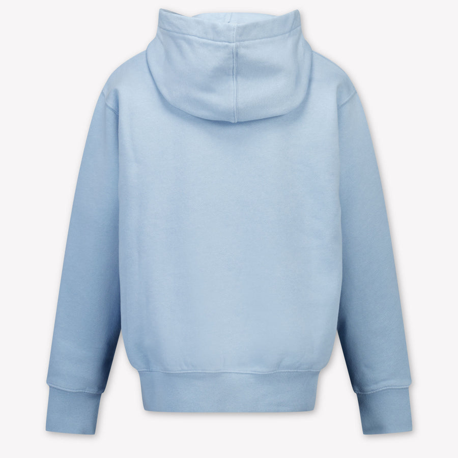 Palm Angels Enfant Garçons Pull Bleu Clair