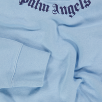 Palm Angels Enfant Garçons Pull Bleu Clair