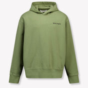 Palm Angels Enfant Garçons Pull Armée