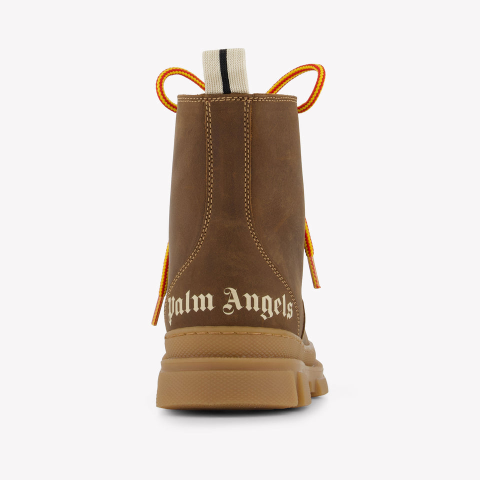 Palm Angels Jungen Stiefel Braun