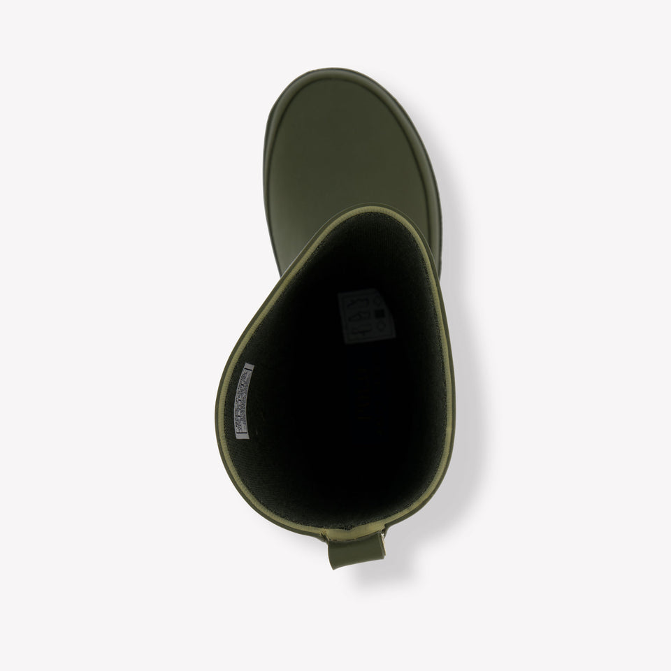 Ralph Lauren Stivale di pioggia nebbiosa Ragazzi Stivali in Esercito