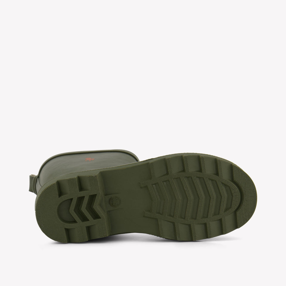 Ralph Lauren Stivale di pioggia nebbiosa Ragazzi Stivali in Esercito