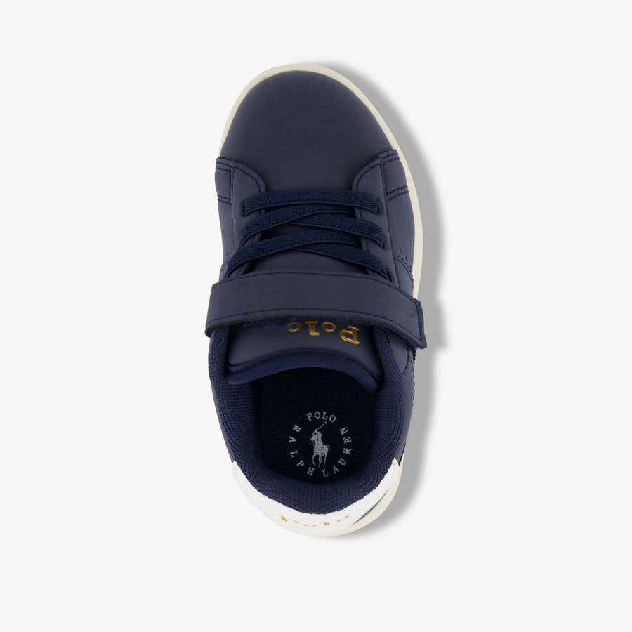 Ralph Lauren Cuve Garçons Baskets Navy