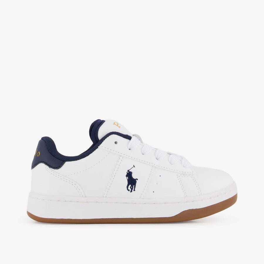 Ralph Lauren Tubercule Garçons Baskets Blanc