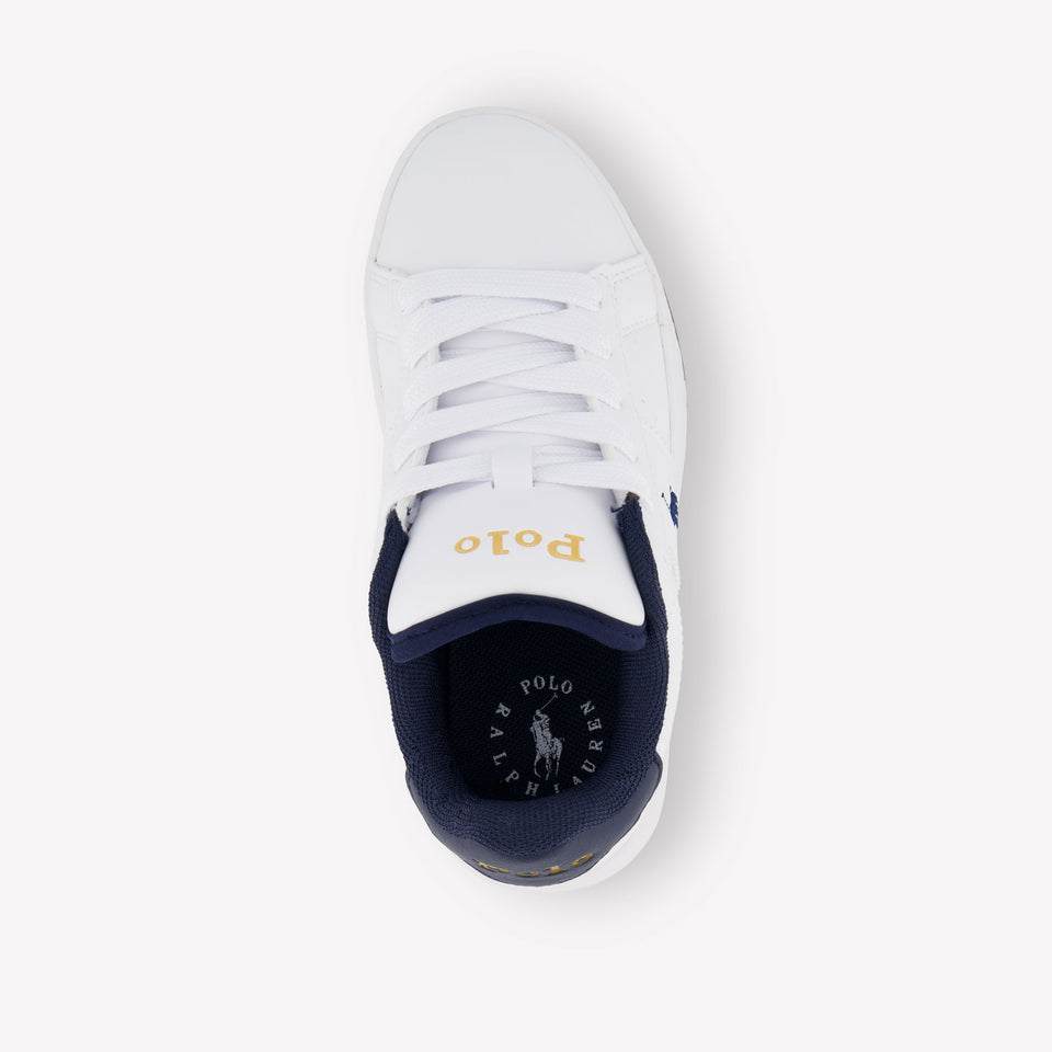 Ralph Lauren Knollan Boys Sneakers  White