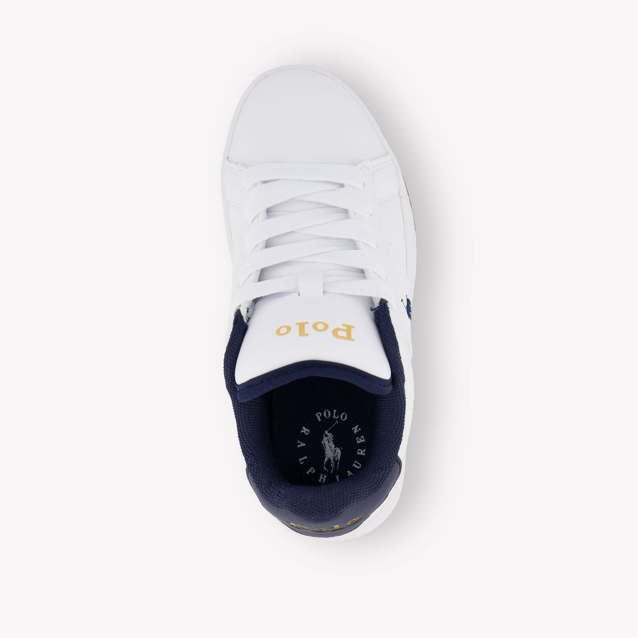Ralph Lauren Tubercule Garçons Baskets Blanc