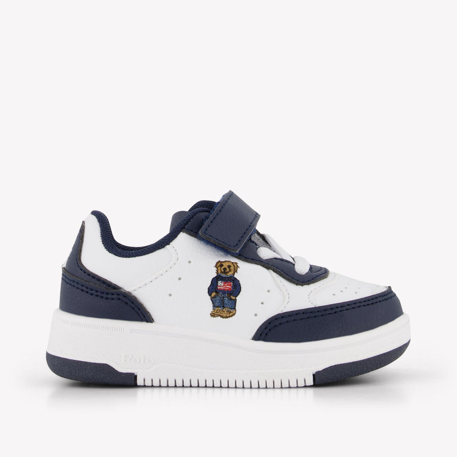 Ralph Lauren Masters Court II Garçons Baskets Blanc