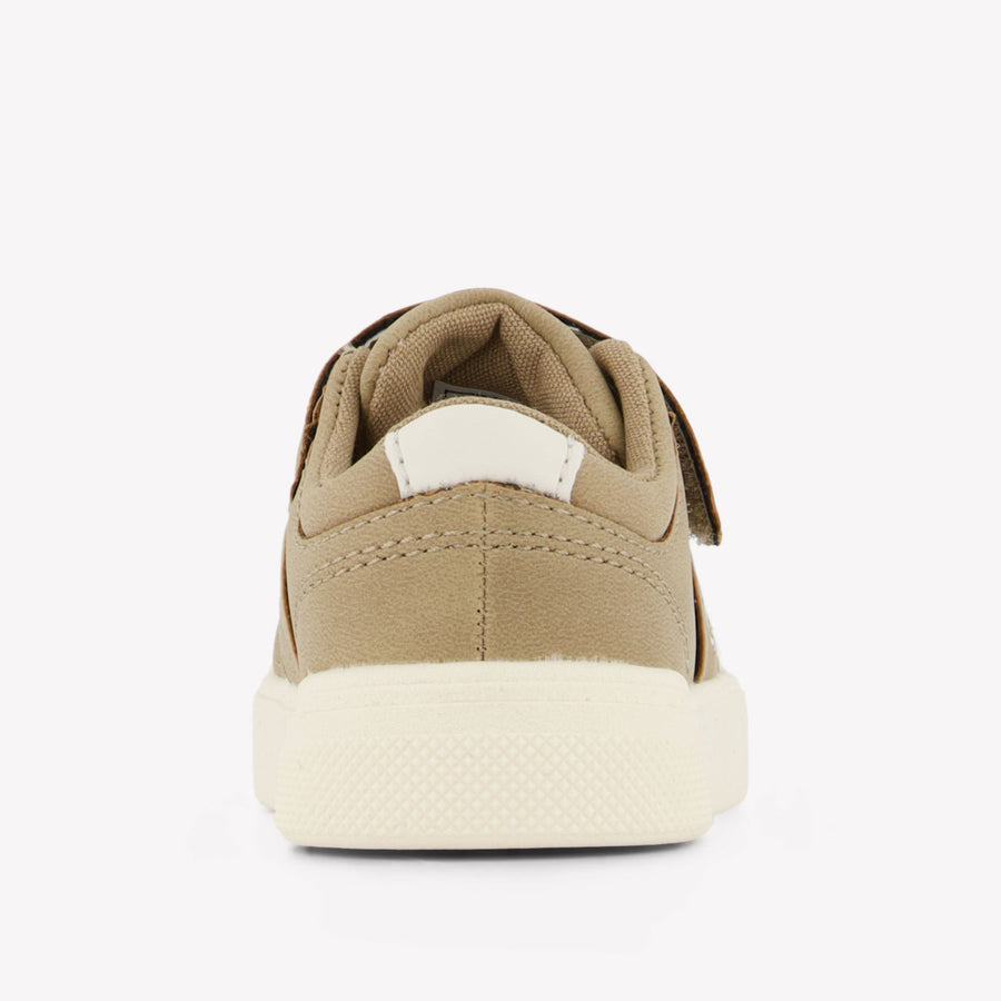 Ralph Lauren Fret Garçons Baskets Beige Clair