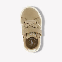 Ralph Lauren Fret Garçons Baskets Beige Clair