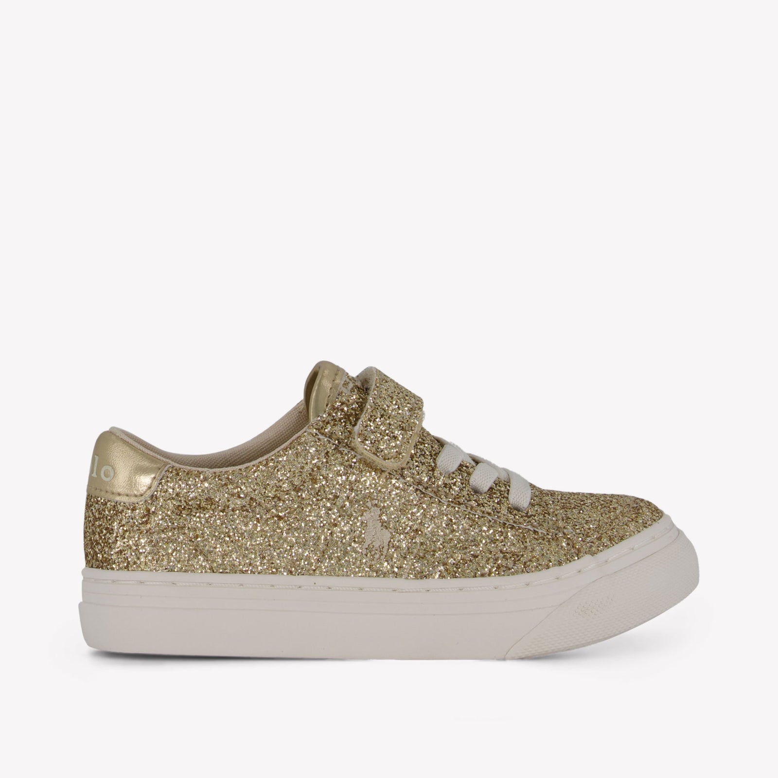 Ralph Lauren Ryley Chicas Zapatillas Oro