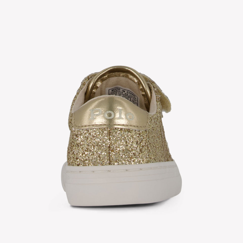 Ralph Lauren Ryley Mädchen Sneakers In Gold