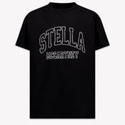 Stella McCartney Niño Chicas Camiseta en Negro