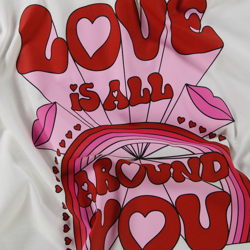 Stella McCartney Kinder Mädchen T-Shirt Weiß