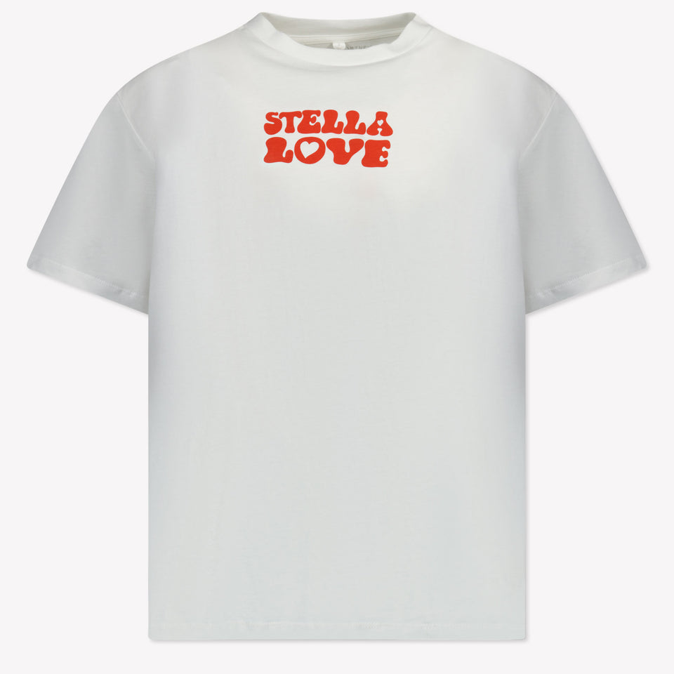 Stella McCartney Kinder Mädchen T-Shirt Weiß
