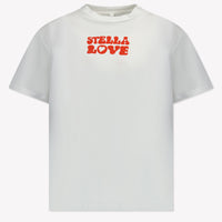Stella McCartney Kinder Meisjes T-Shirt In Wit