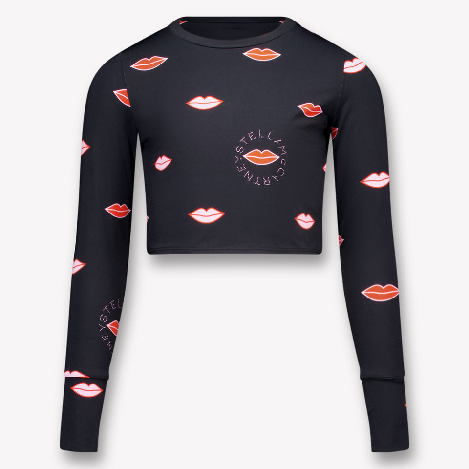 Stella McCartney Kinder Mädchen T-Shirt Schwarz