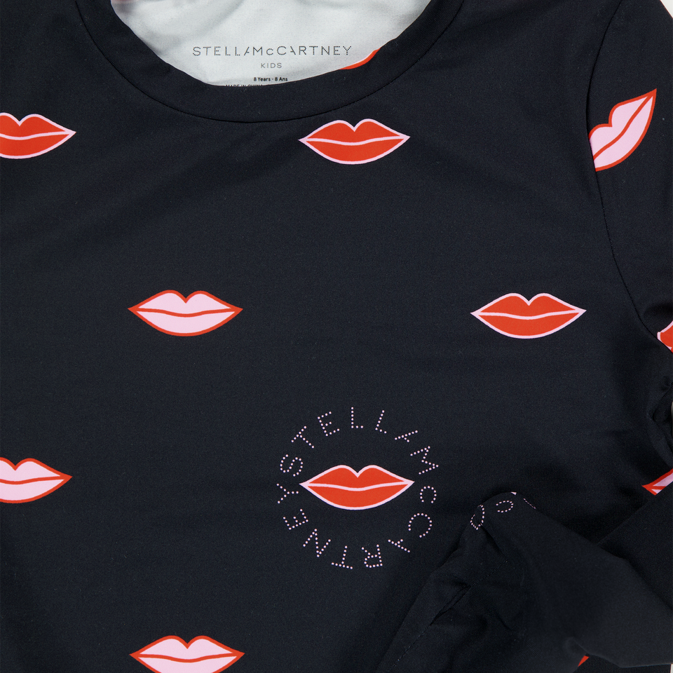 Stella McCartney Kinder Mädchen T-Shirt Schwarz