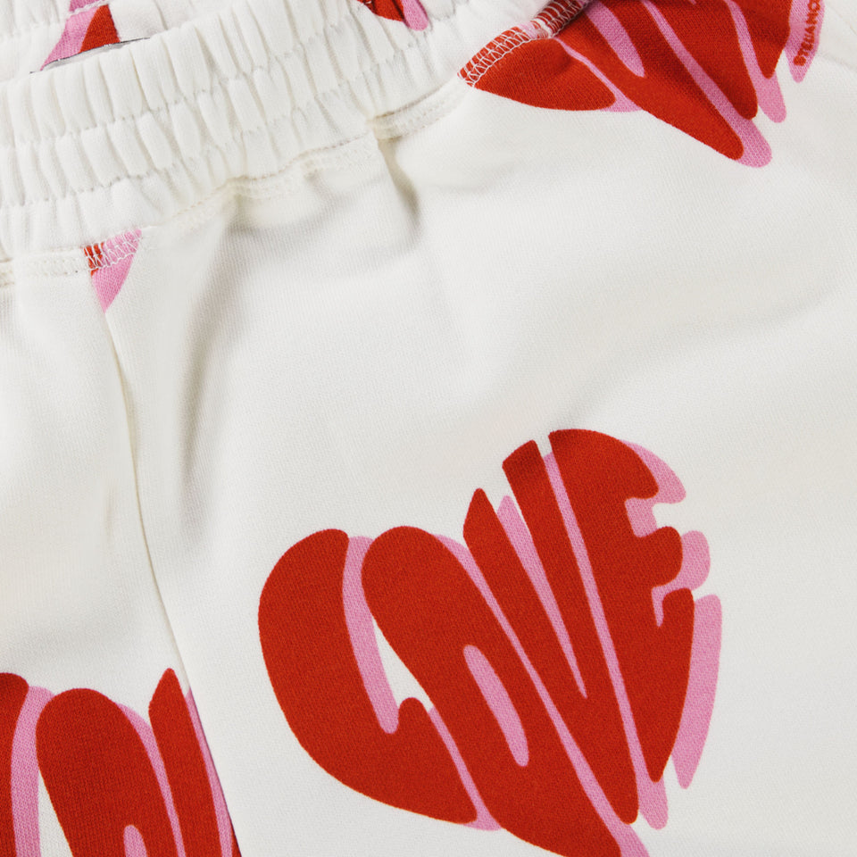 Stella McCartney Kinder Mädchen Hose Weiß