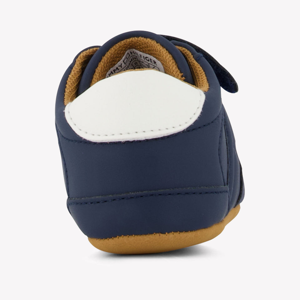 Tommy Hilfiger Bébé Garçons Baskets Bleu Foncé