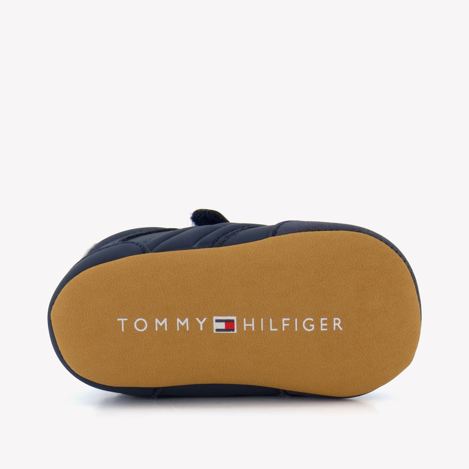 Tommy Hilfiger Bébé Garçons Baskets Bleu Foncé