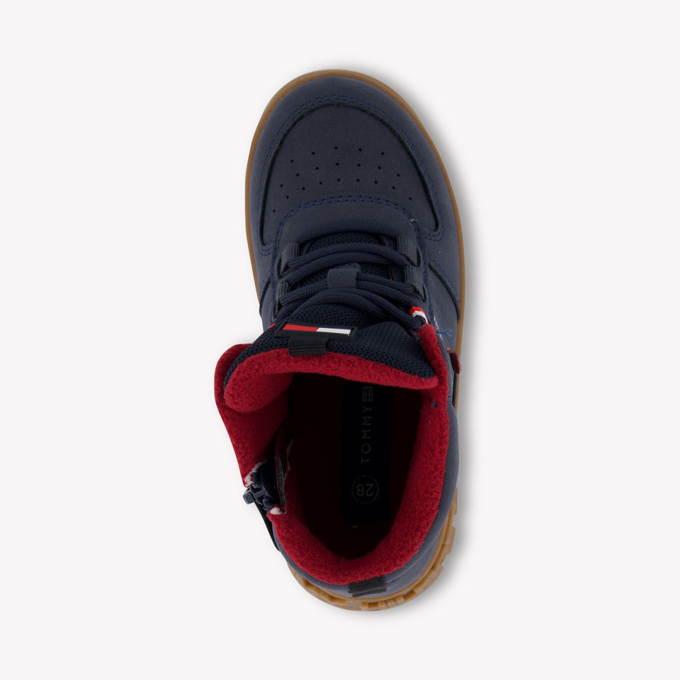 Tommy Hilfiger Ragazzi Stivali da neve dentro Navy