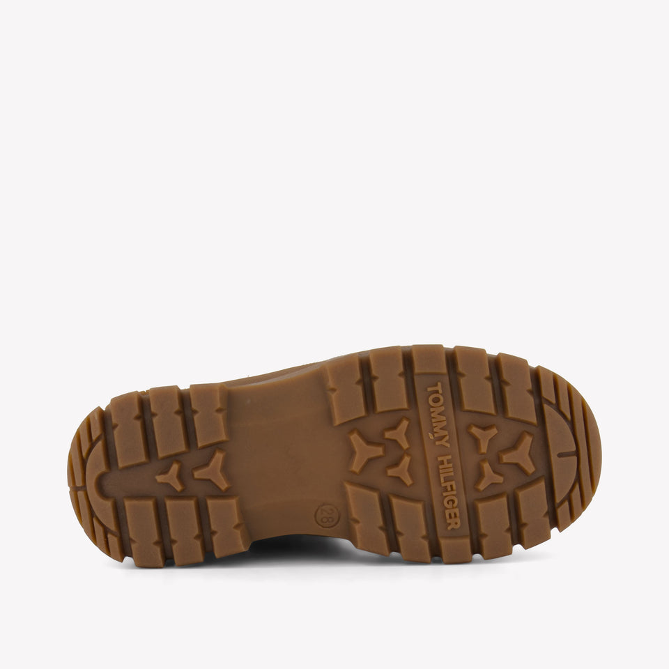 Tommy Hilfiger Ragazzi Stivali da neve dentro Cammello