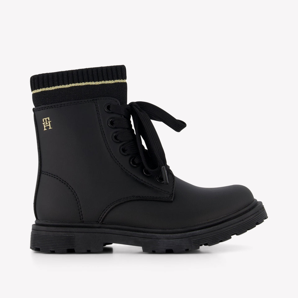 Tommy Hilfiger Mädchen Stiefel Schwarz