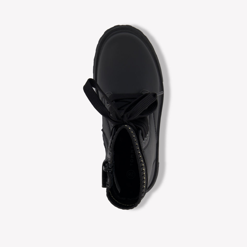 Tommy Hilfiger Mädchen Stiefel Schwarz