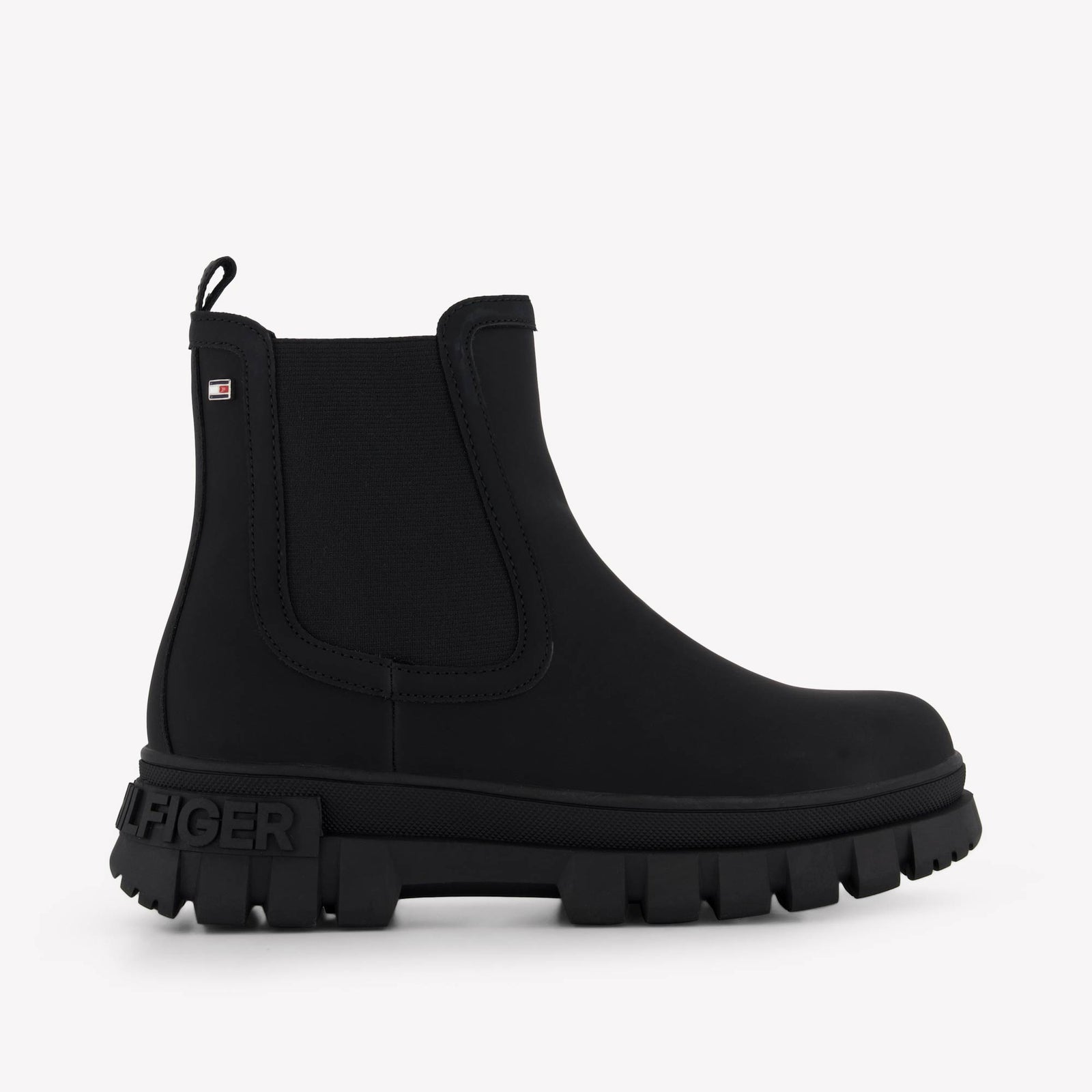 Tommy Hilfiger Unisex Boots  Black