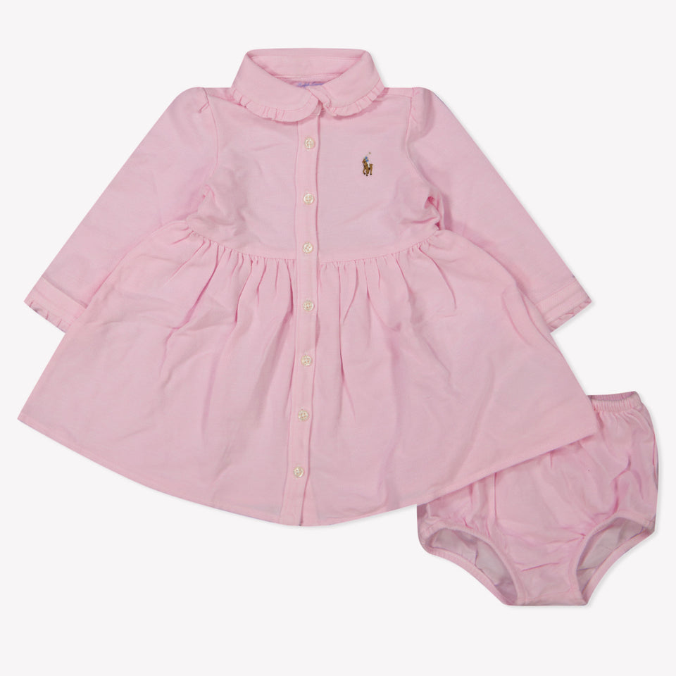 Ralph Lauren Baby Mädchen Kleid Hellrosa