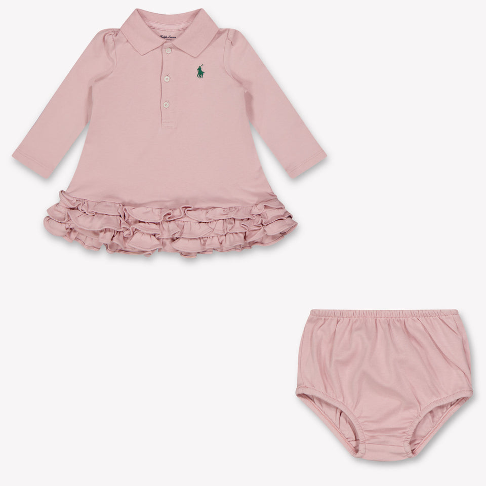 Ralph Lauren Bébé Filles Robe Rose