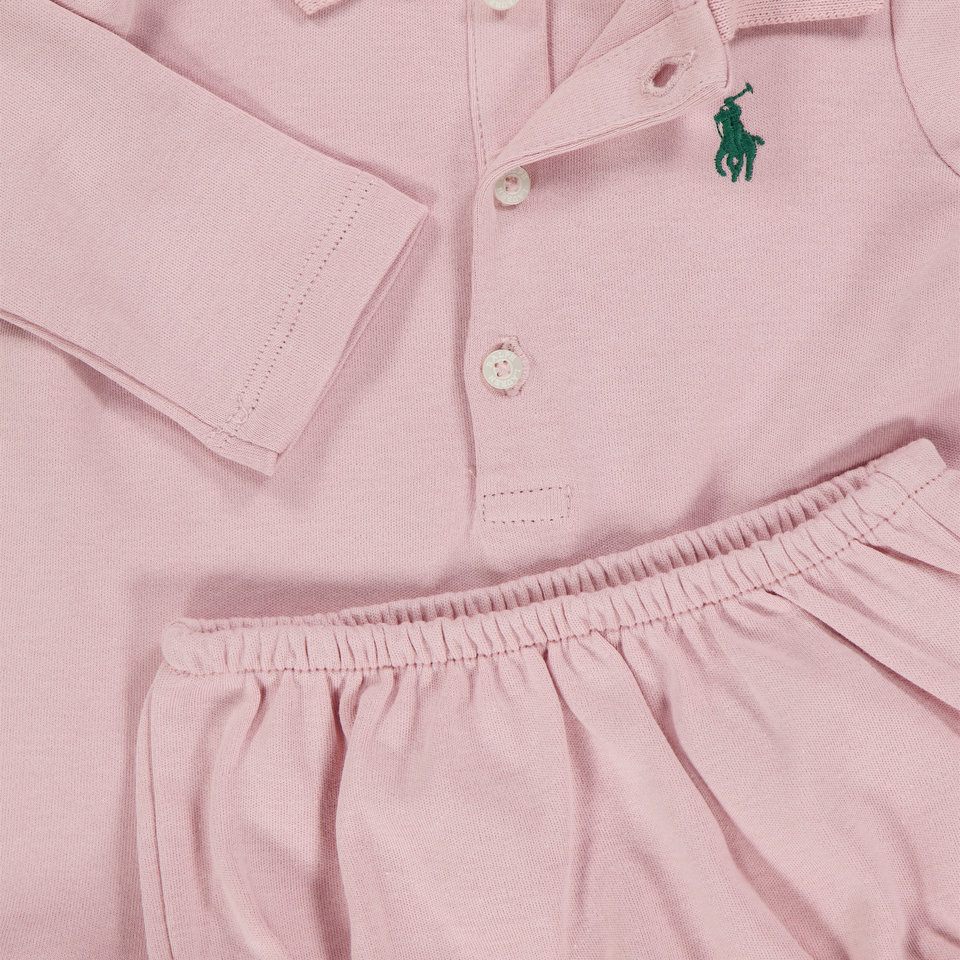 Ralph Lauren Bébé Filles Robe Rose