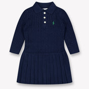 Ralph Lauren Baby Mädchen Kleid Marineblau