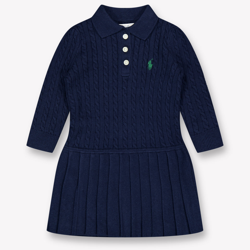 Ralph Lauren Baby Mädchen Kleid Marineblau
